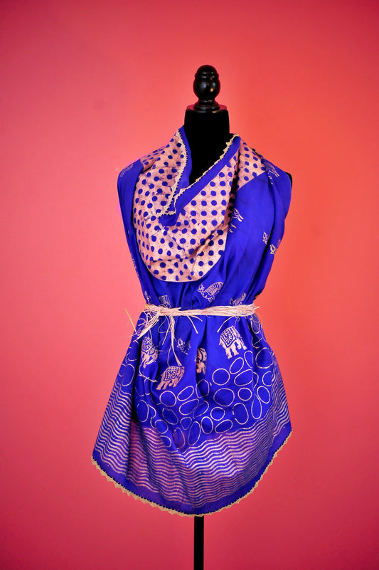 deep blue dress