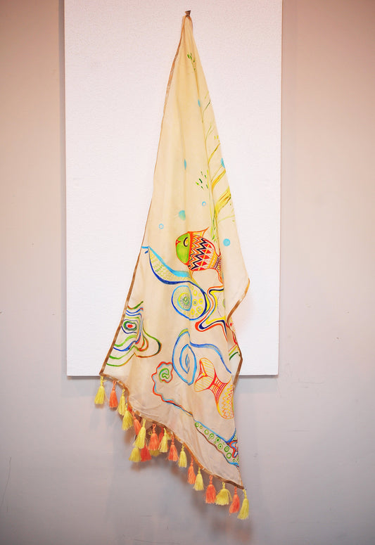 Hand Painted Scarf