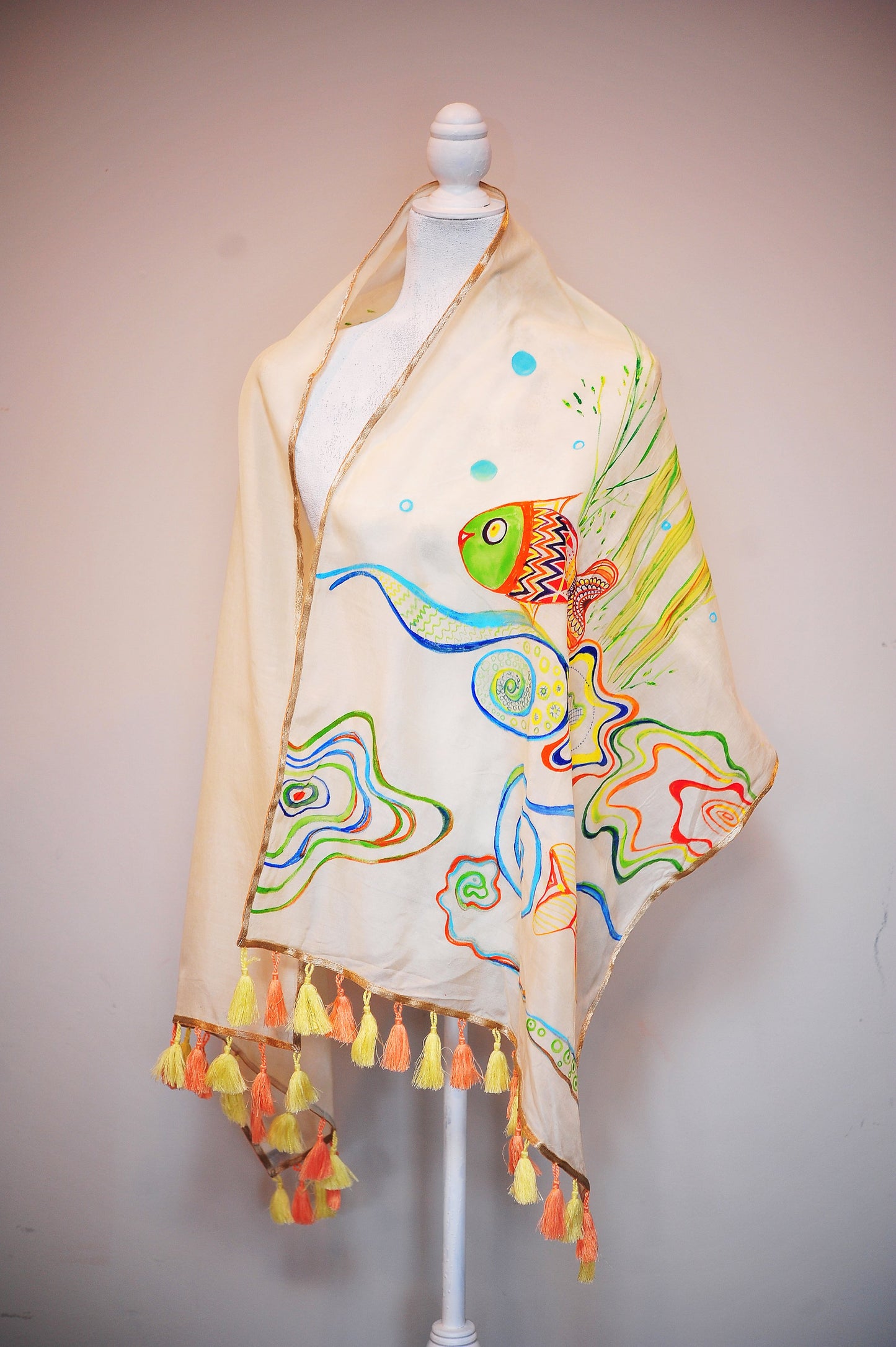 Hand Painted Scarf