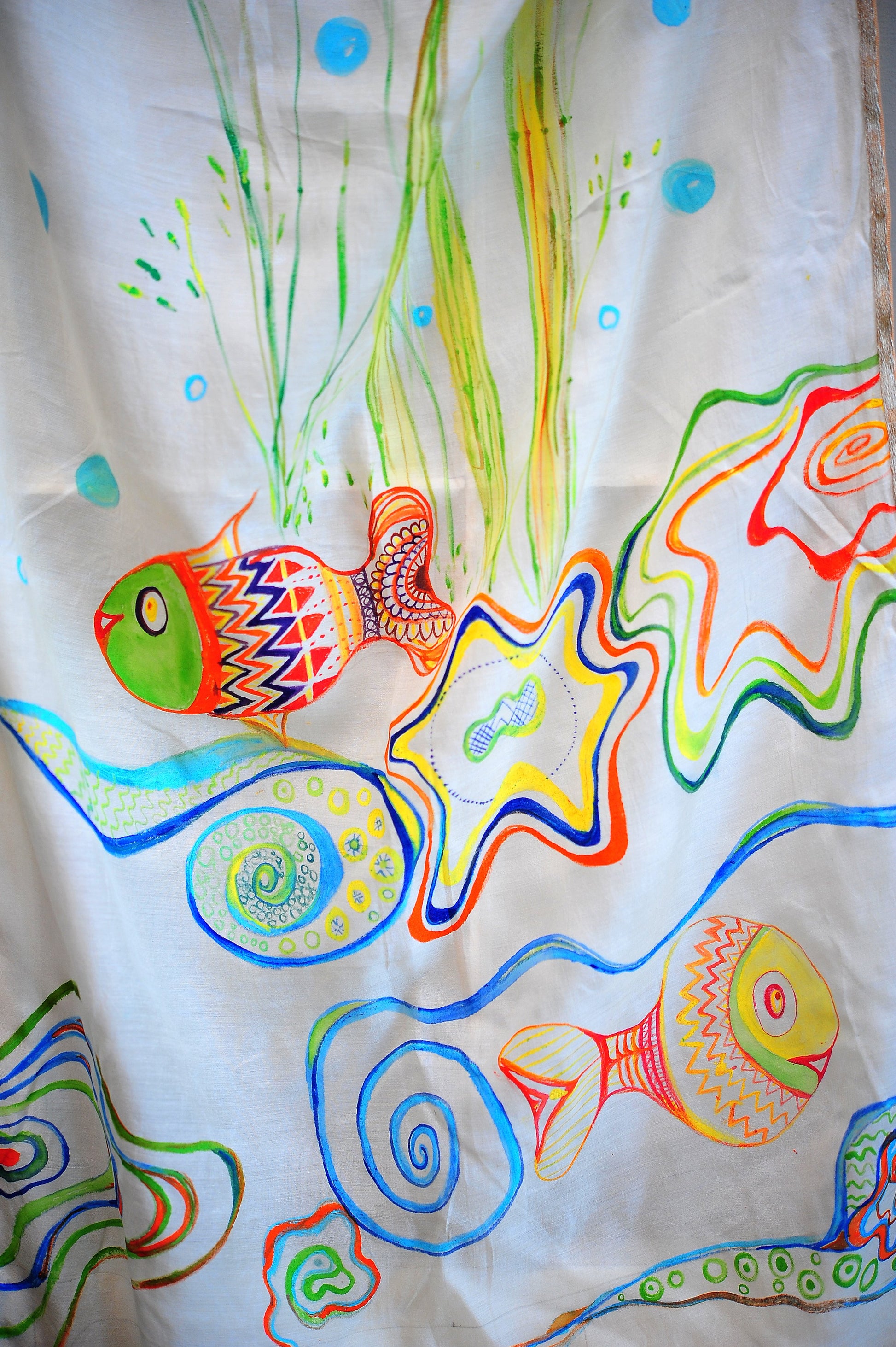 Hand Painted Scarf