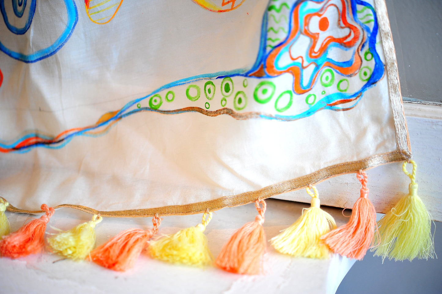 Hand Painted Scarf