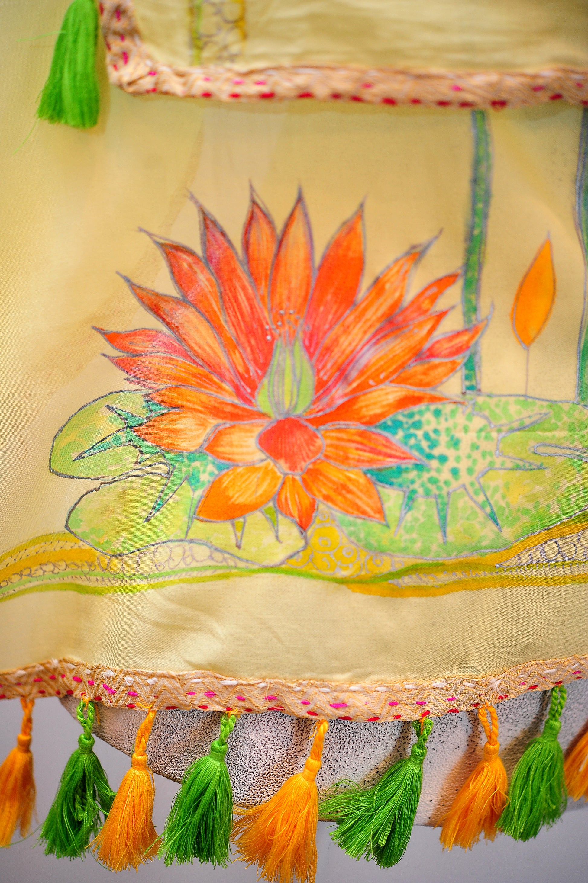Hand Dyed Silk Scarf