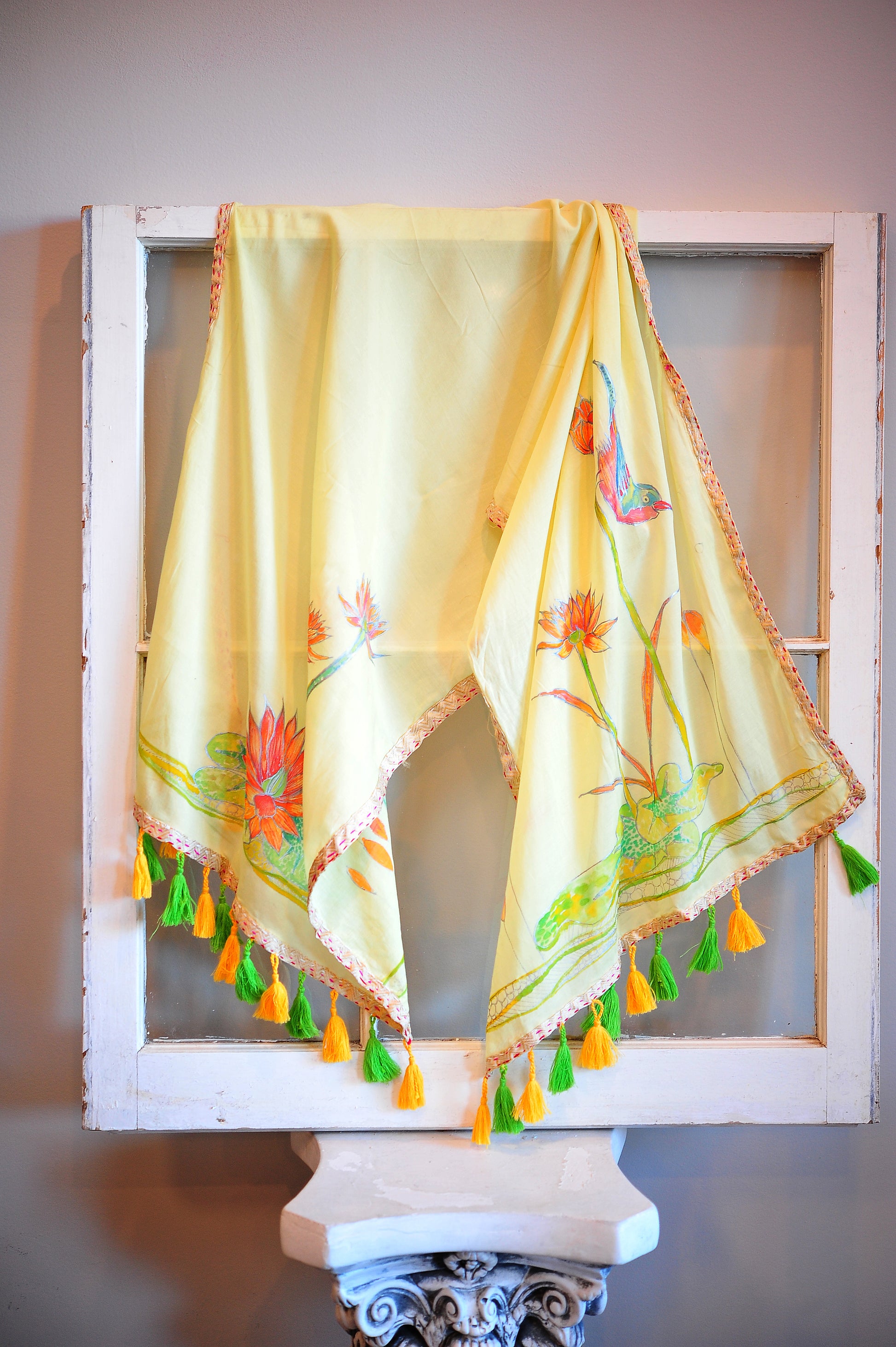 Hand Dyed Silk Scarf
