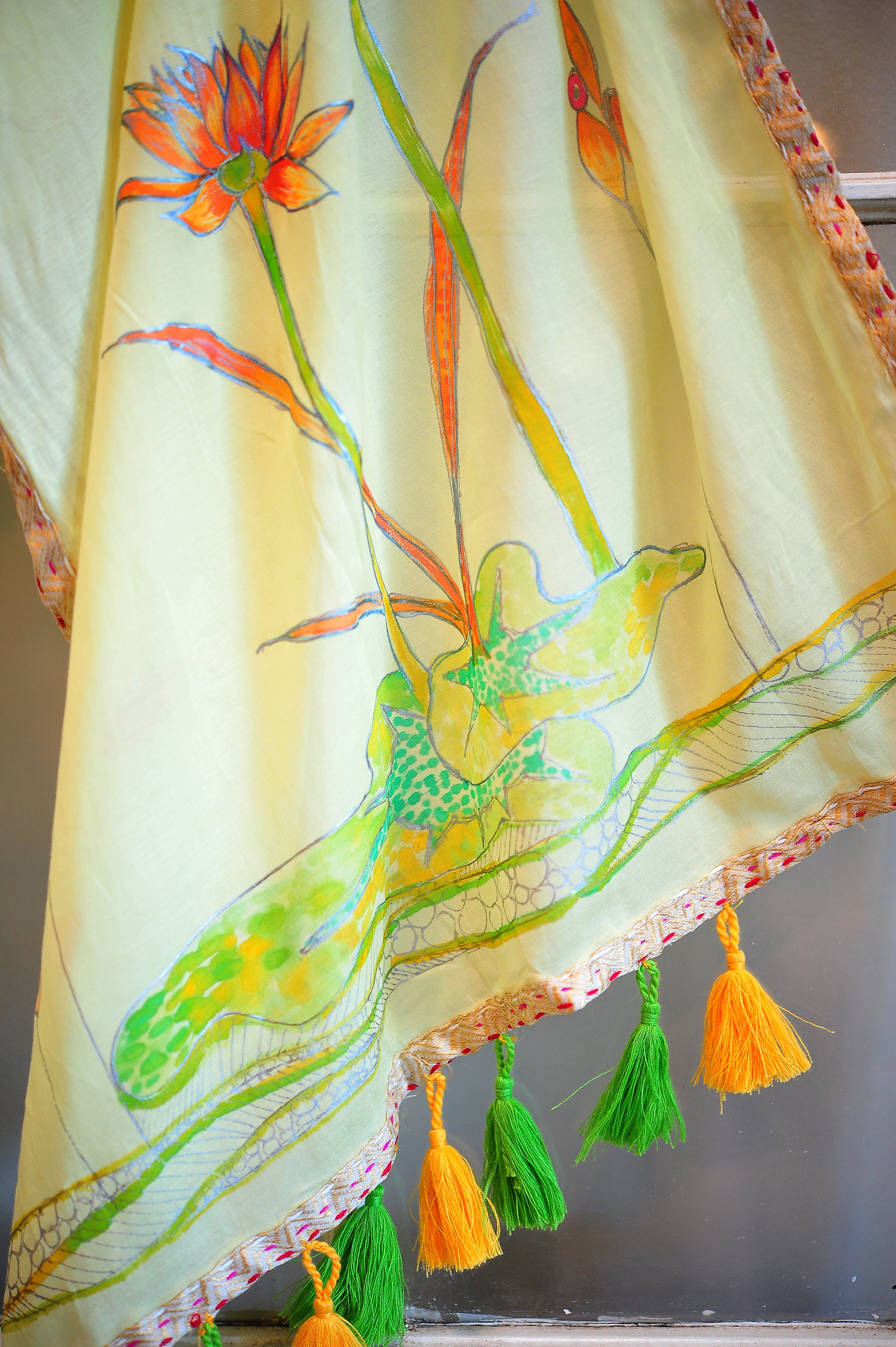 Hand Dyed Silk Scarf