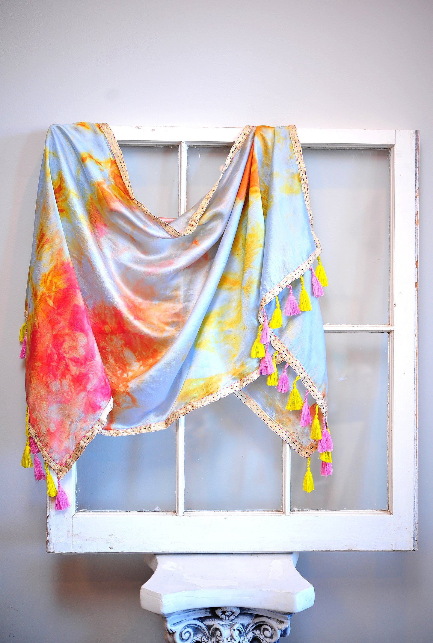 Painted Silk Scarf 